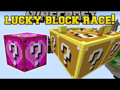 Minecraft: ULTIMATE LUCKY BLOCK RACE!! - Lucky Block Collecting - Custom Map [2]