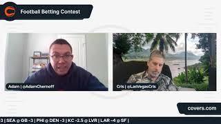 Covers Week 10 NFL Betting Contest Consensus Predictions Strategy with @AdamChernoff & @LasVegasCris