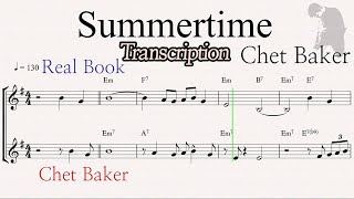 Summertime - Chet Baker (Transcriprion)