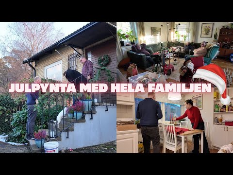 BERGVÄRMEN ÄR SÖNDER, FÅR BETALA 150 000KR.... JULLOPPIS, BÅDA FÖRÄLDRAR ÄR HÄR OCH JULPYNTAR #vlogg