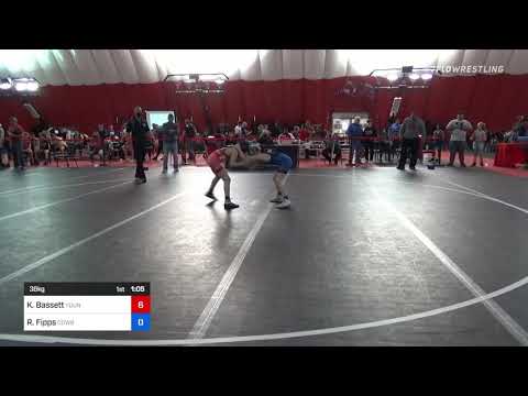 38 Kg Rr Rnd 4 - Keegan Bassett, Young Guns Vs Revin Fipps, Cowboy Wrestling Club