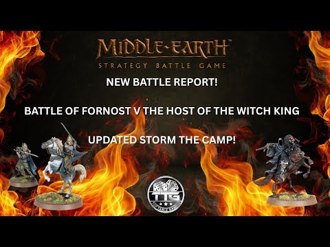 MESBG Battle Report: Battle of Fornost vs Army of the Witch King