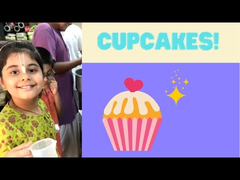 Cupcakes for Sunday Love Feast | Gopal and Madhav Class Kids