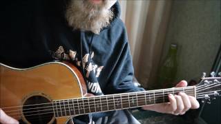 Tutorial of Satyricon's "Infinity Of Time And Space" (acoustic remake)