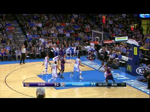 P.J. Tucker Highlights Suns vs. Thunder 12.14.2014 - 3 Points