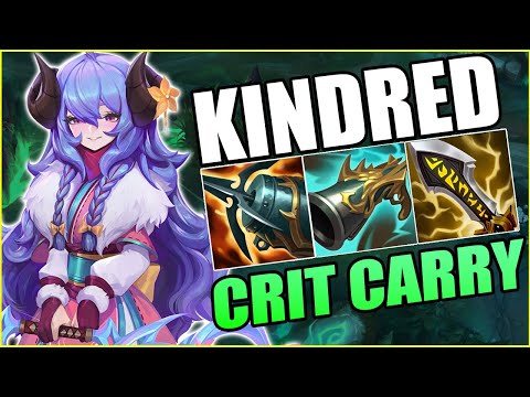 Crit Kindred Is the Ultimate One Shot Kindred Build! (Crit Kindred Hard Carry) - League Of Legends