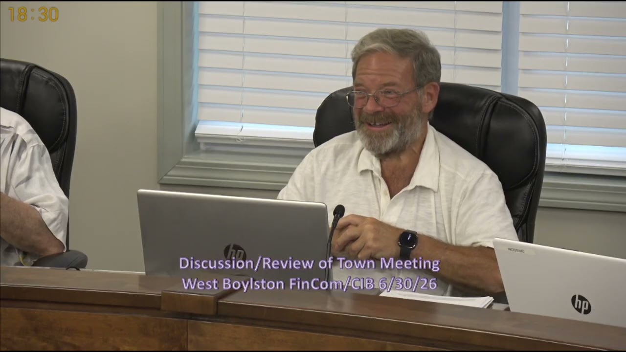 From the Finance Committee