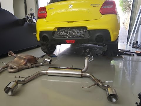 Exhaust Suzuki Swift Sport 3 BASTUCK ZC33S 😀 #swiftsport