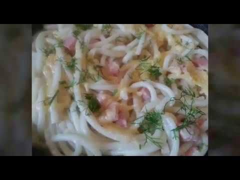 ВКУСНЕЙШИЙ ОБЕД ИЛИ УЖИН ИЗ ДОСТУПНЫХ ПРОДУКТОВ. РЕЦЕПТ ЗА 15 МИНУТ. МАКАРОНЫ С СЫРНЫМ СОУСОМ