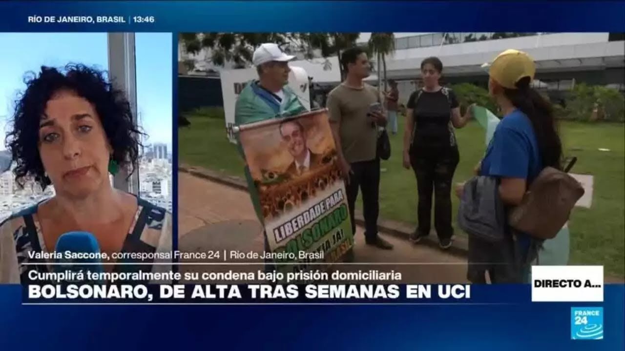 Directo a... Río de Janeiro y el alta de Bolsonaro tras semanas en UCI • FRANCE 24 Español
