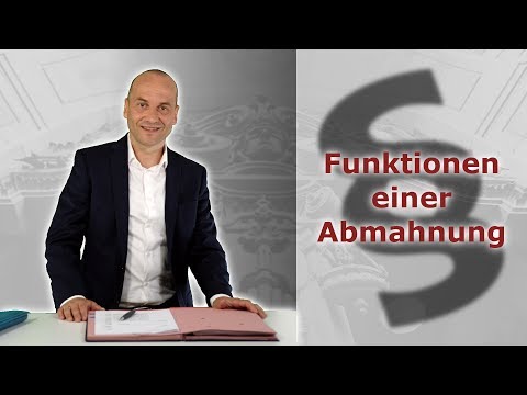 Abmahnung im Arbeitsrecht 5 - Funktionen der Abmahnung | Fachanwalt Alexander Bredereck