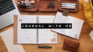 journal with me // setting up october planner pages & decorating my journal