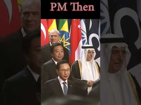 PM then vs PM now | #biden walked up to greet #modi | #shorts