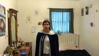 Me SInging "Let It Go" from "FROZEN"