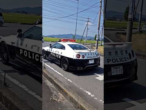 🚓 GT-R de la policía en Japón 🇯🇵  #Skyline