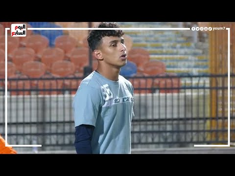 أحمد عيد لاعبي انبي يردد هتافات جماهير الزمالك أثناء الاحماء