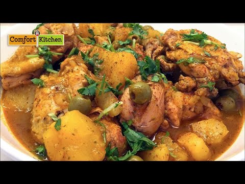 Pollo Guisado Puerto Rican Chicken Stew