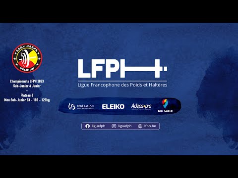 Men Sub-Junior 83 - 105 - 120kg - Championnats LFPH 2023 - Sub-Junior & Junior