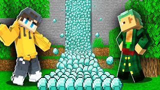 بنيت شلال دايموند لا نهائي في سيرفر ماينكرو !! ???? ???? - لعبة الهروب من الواردن -16# MineCrew