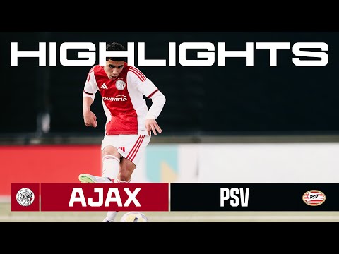 Two nice goals to clinch the victory!  | Highlights Ajax O16 - PSV O16