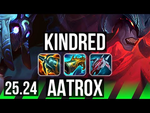 KINDRED vs AATROX (JGL) | 14/1/3 | KR Master | 25.24
