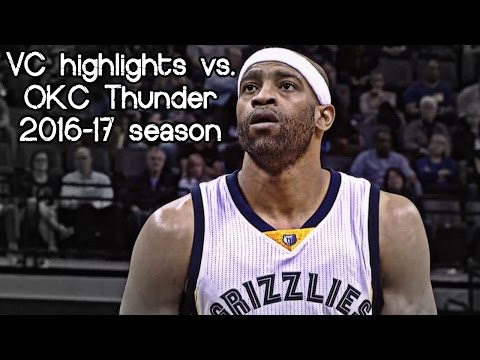 Vince Carter 10 pts, 2 ast & 2 reb vs. Thunder (NBA RS 2016/2017) - 05.04.2017