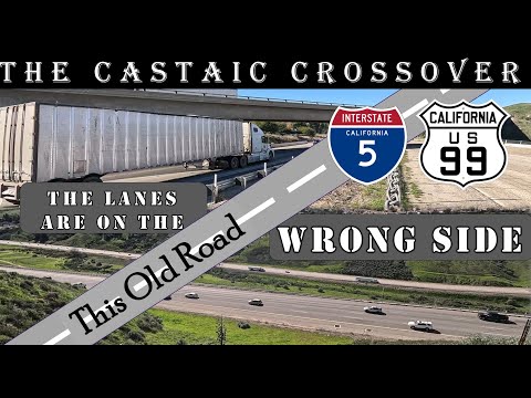 The Castaic Crossover on Interstate 5 in California