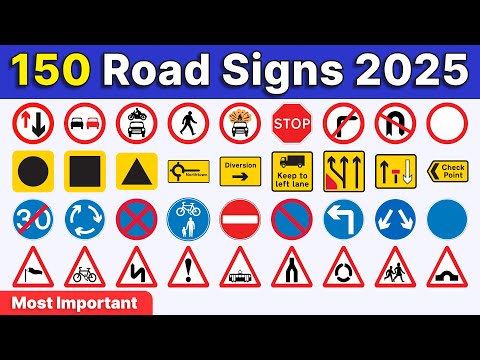 🚦Ultimate 150 Road Sign Quiz for Theory Test 2025 UK (All Road Signs UK🚦) - Must Watch!