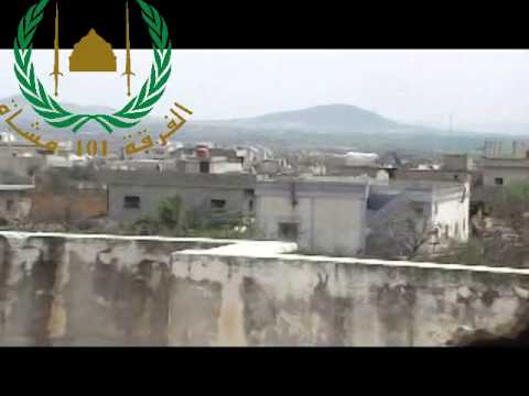 استهداف مقرات النظام على جبهة مورك في ريف حماة بقذائف الهاون من قبل لواء سيف الحق