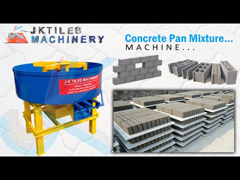 Pan Concrete Mixture Machine