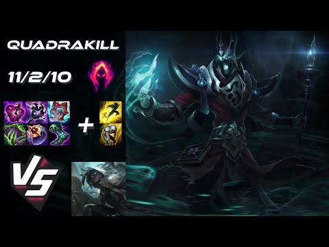 SUPPORT Karthus vs Senna [QUADRAKILL] - NA Grandmaster Patch 14.17