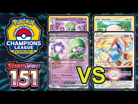 DAY 2 ROUND 1:  Gardevoir ex vs Colorless Lugia VSTAR - 151 Format / Champions League Yokohama