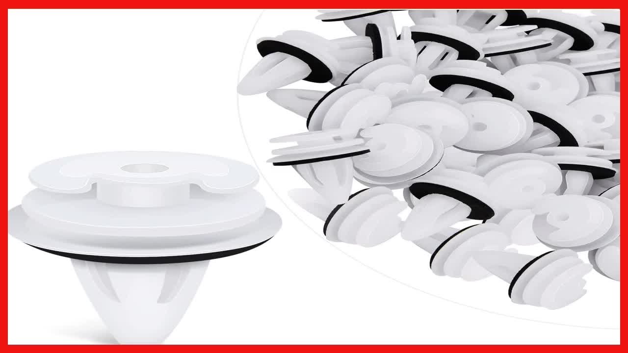 GOOACC 50Pcs Car Door Trim Panel Retainer Clips Bumper Fastener Rivet Clips for BMW 51411973500