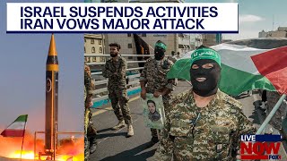 Iran attack: Israel suspends activities as Iran readies missiles | LiveNOW from FOX