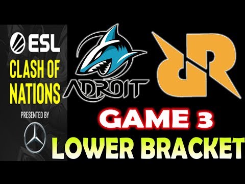 ADROIT VS RRQ TRUST GAME 3 ESL CLASH OF NATIONS BANGKOK 2019 LOWER BRACKET FINALS