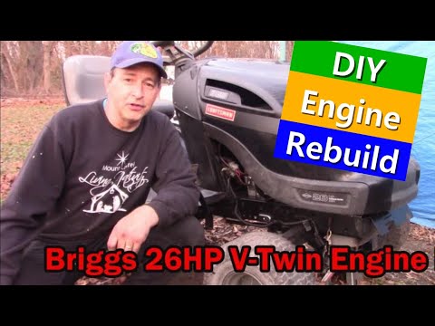 Briggs V-Twin Engine Rebuild for the DIYer - Craftsman YT4500 Lawn Tractor