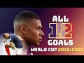 Kylian Mbappe All Goals in World Cup so Far (2018-2022) ᴴᴰ