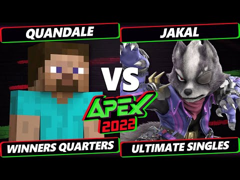 Apex 2022  Winners Quarters - Quandale (Steve) Vs. Jakal (Wolf) - SSBU Ultimate Tournament