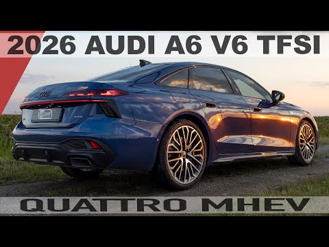 Full spec! 2026 AUDI A6 C9 SEDAN TFSI QUATTRO - V6 367hp in full action & details - Audi exclusive!