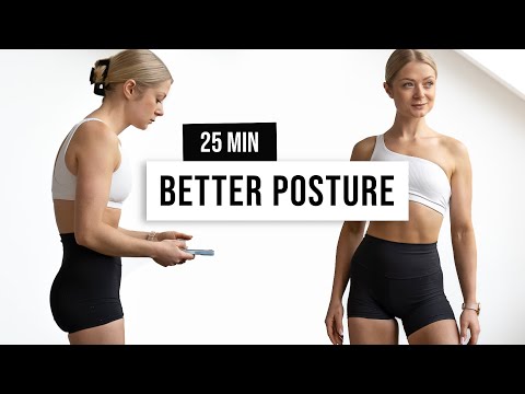 25 MIN WORKOUT TO IMPROVE YOUR POSTURE  - Stand Taller - Strength And Stretching Home Exercises