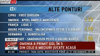 UPZ: Pariezi azi? Ai aici 16 PRONOSTICURI!