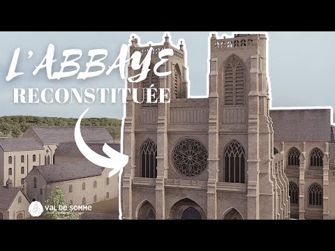 L'abbaye de Corbie en 1500 - reconstitution 3D