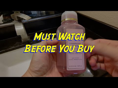 Bath & Body Works Champagne Toast Foaming Hand Soap Review & Demo