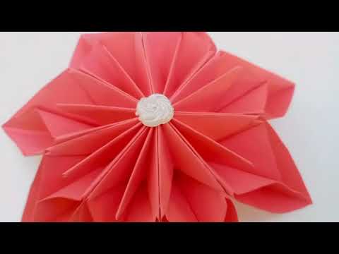 Paper flower/ How to fold/ Origami/ Charito