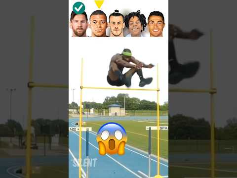 Messi vs Mbappe vs Bale vs IShowSpeed vs Ronaldo - High Jump Challenge