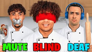 BLIND, DEAF, AND MUTE BAKING CHALLENGE!