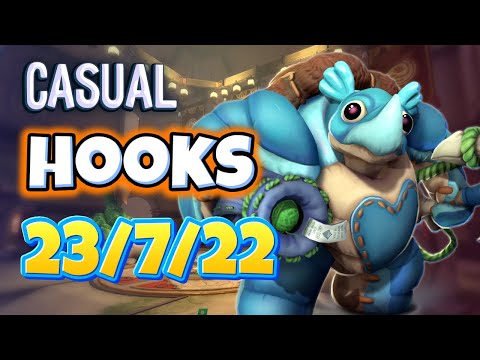 Hot Hooks + 23 Kills MAKOA Gameplay (HALF SHELL) Paladins Casual