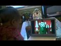 Genevieve Watching Veggie Tales