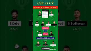 CSK vs GT Dream11 Team|CSK vs GT Dream11 Prediction|Ipl match#cskvsgt #shorts#ipl#ipl2023#gtvscsk