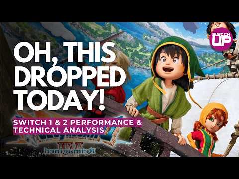 DRAGON QUEST VII Reimagined Nintendo Switch 1 & 2 Performance Analysis Review & Demo Thoughts...